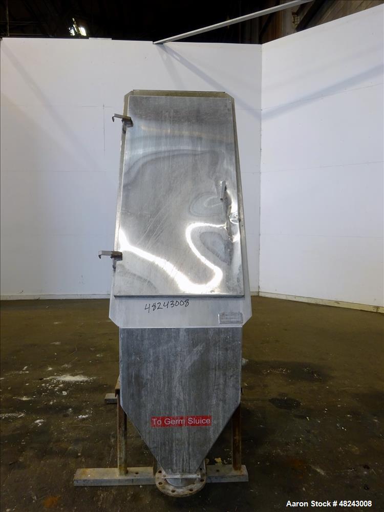 Used Team Metal Fabricators Sieve-Bend DSM Screening Unit, 304 Stainless Steel.